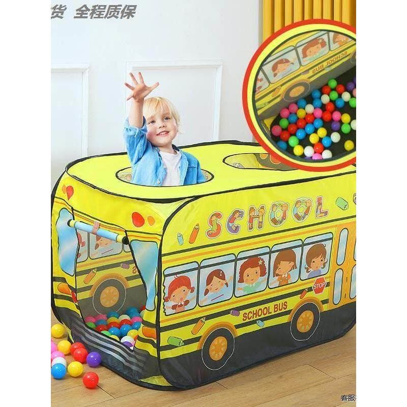 Crianças interior carro Playhouse homens mulheres pequena casa brinquedos jogar casa dobrável mar jogo livre dois quarto