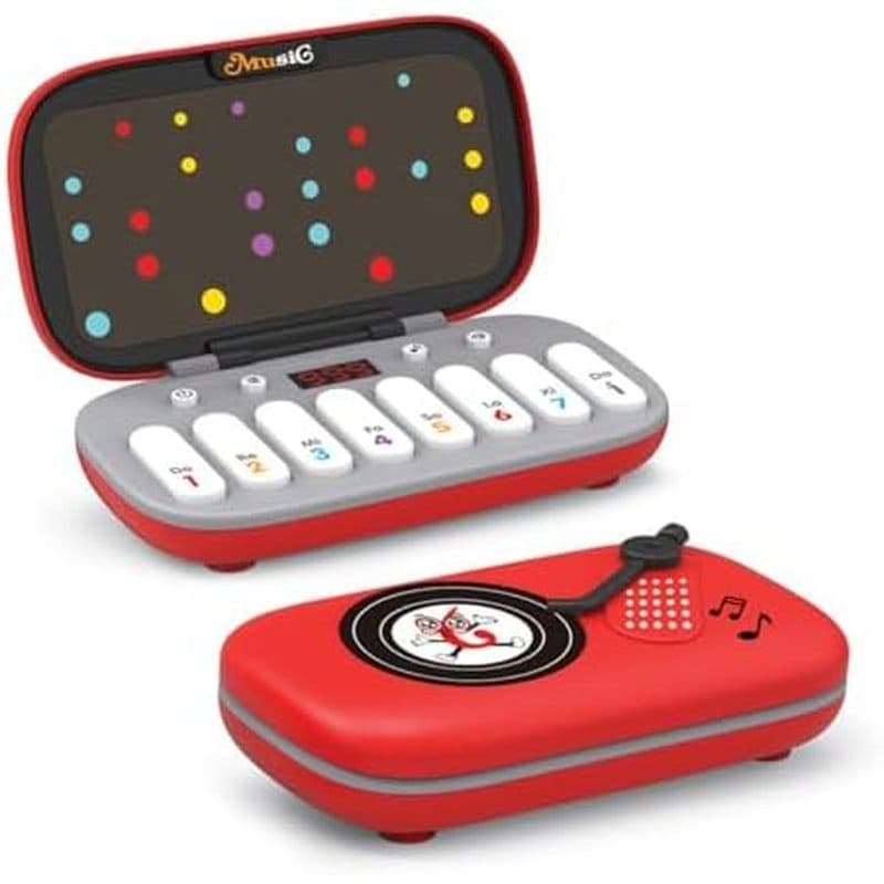 Brinquedo De Teclado De Piano Infantil Para Crianças De 3 A 6 Anos , Aprendizagem Musical Iluminado Com Tela LED , Estil