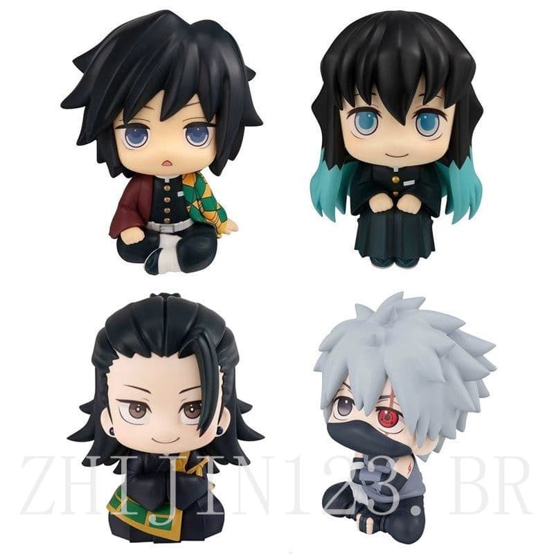 1 Peça 10cm Anime "Jujutsu Kaisen" Versão Q Postura Sentada Tokoyami Fushiguro Yuichiro Tomioka Giyuu Yusha Taro Ninja K