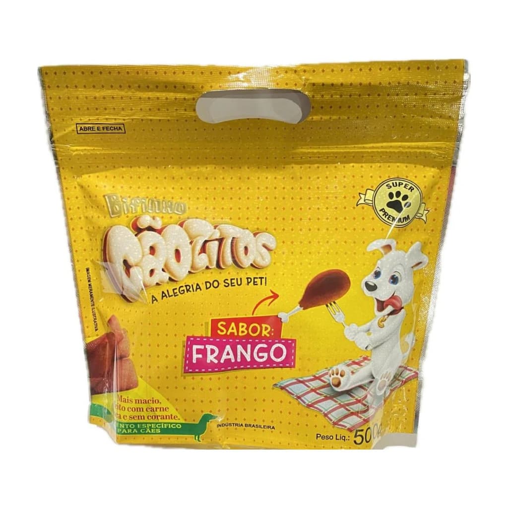 Bifinho Cãozitos Frango 500g Petisco Premium para Cães