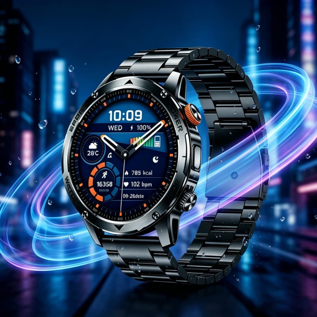 2026 Homens Smartwatch Relógio Inteligente GPS NFC AMOLED HD Tela Monitor De Freqüência Cardíaca Bluetooth Chamada Espor