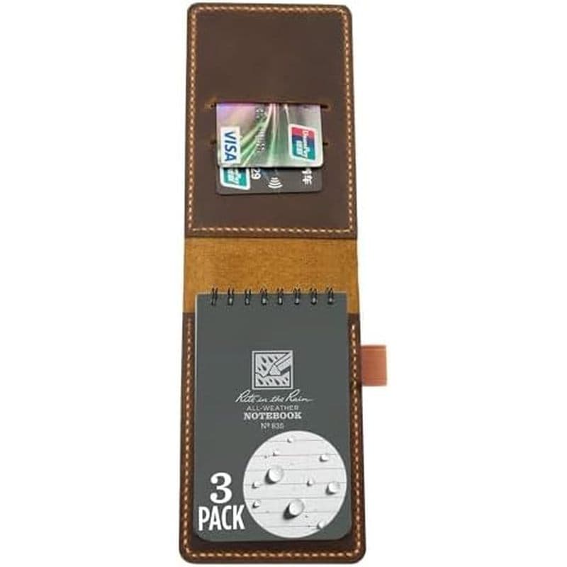Capa De Bloco De Notas De Couro Genuíno Real Personalizado Para Mini Caderno De Bolso 3 " X 5 " 4 " X 6 " , Alugar Na Ch