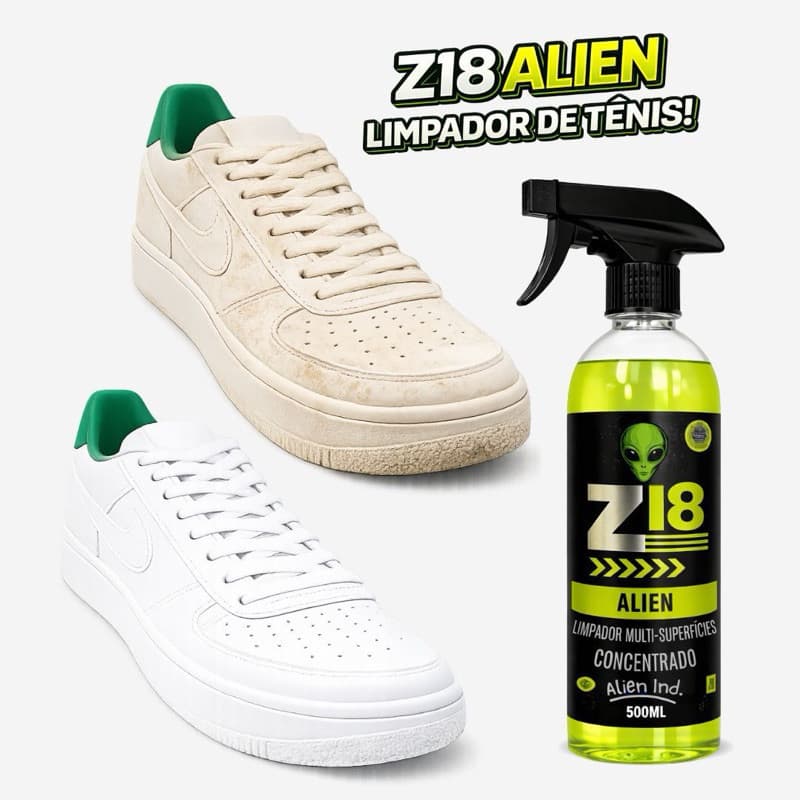 Limpador Tênis E Chinelo Encardido E Amarelado Alien Ind Remove Manchas  Z-18