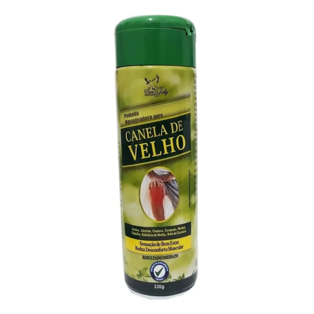 Pomada Canela De Velho 220g Massageadora Alívio Muscular