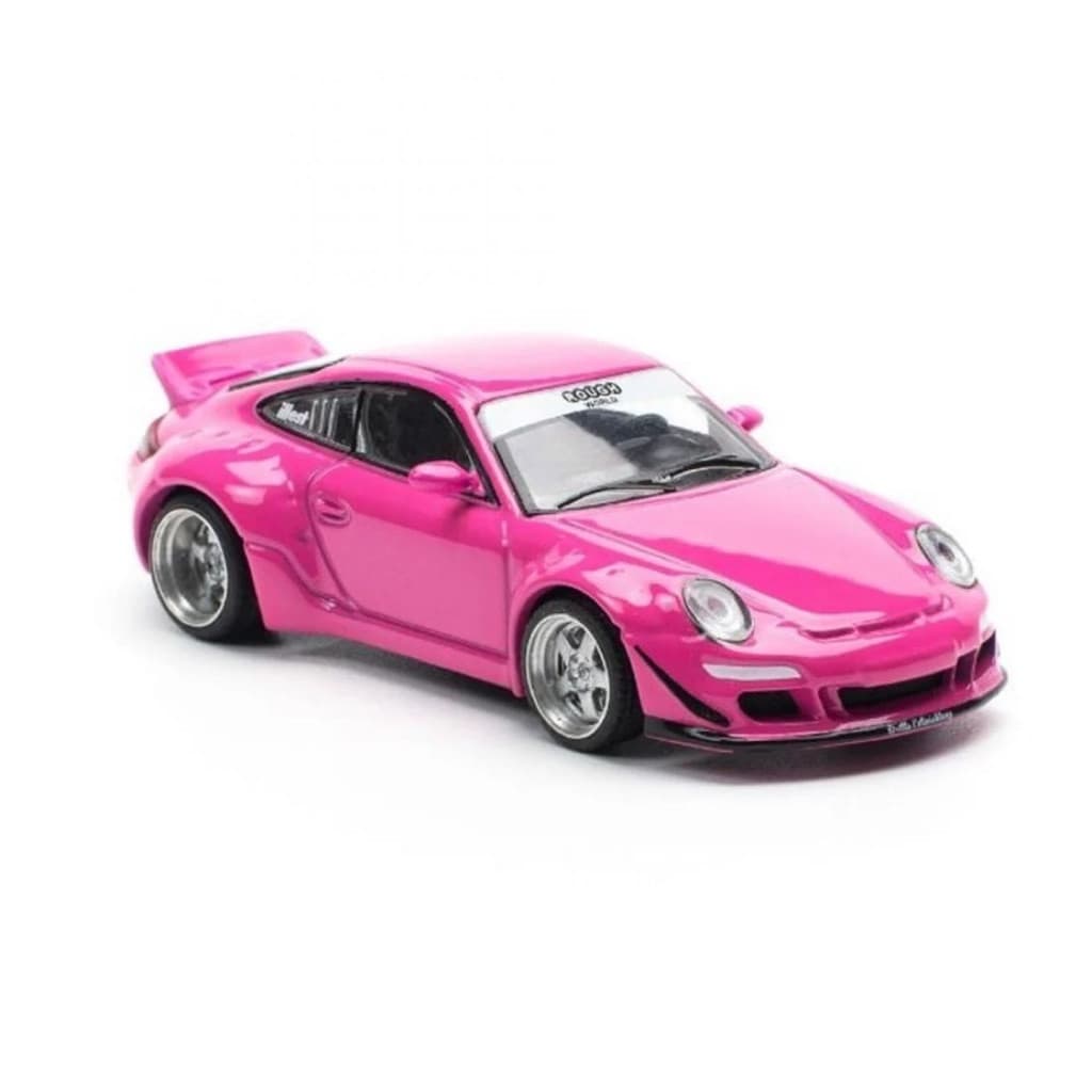 Poprace PR640202 Carro Modelo em Liga Metálica Escala 1/64 RWB 997 Rosa QQUG 4VKN