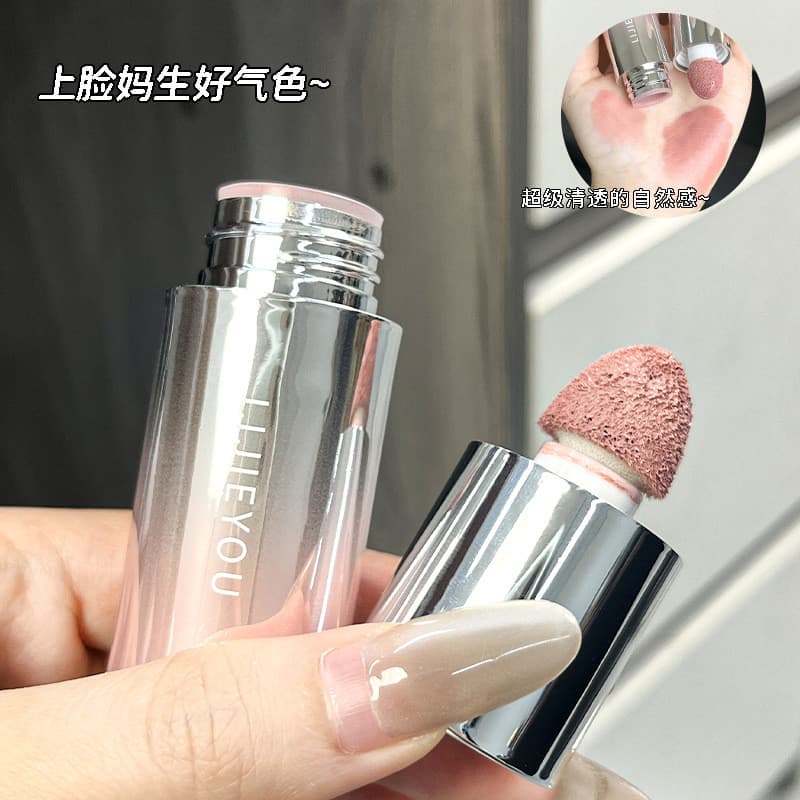 Blush líquido bochecha colorido estilo coreano Natural melhorar a tez baixa saturação fosco multiuso chinês inglês