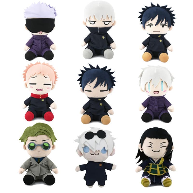 Boneco de Pelúcia Jujutsu Kaisen Anime Japonês Brinquedo de Desenho Animado Fofo Presente para Crianças