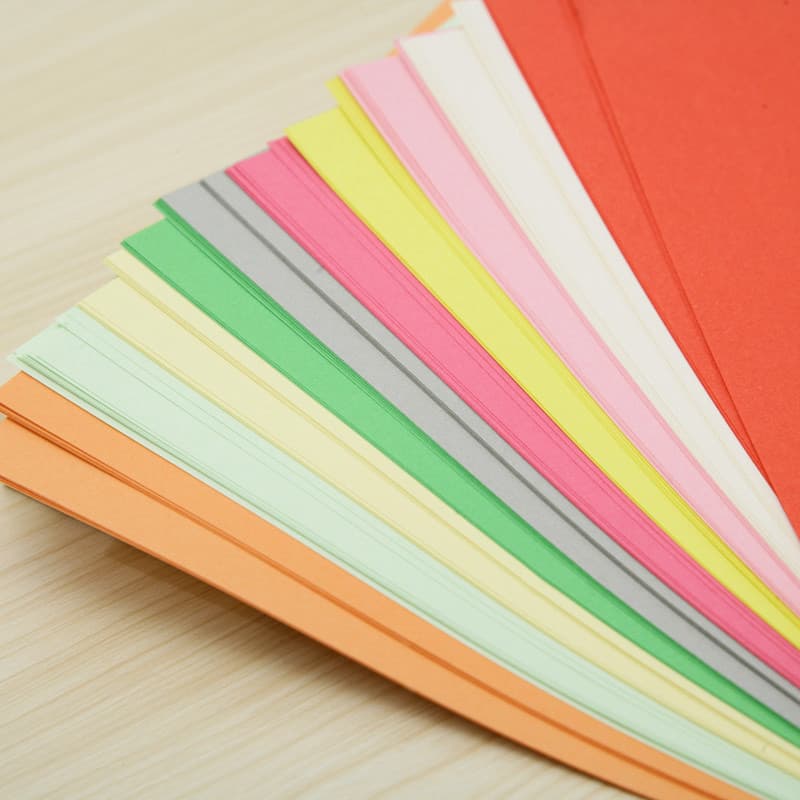 Deligao corte de papel artesanal infantil a4 papel colorido mil guindaste de papelão colorido divertido Material O