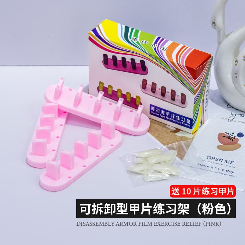 Assento de lótus manicure prática suporte falso prego expositor manicure prática peça do prego argila terminou manicure
