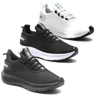 Kit 3 Pares Tênis Esportivo Masculino Leve Macio Academia Caminhada