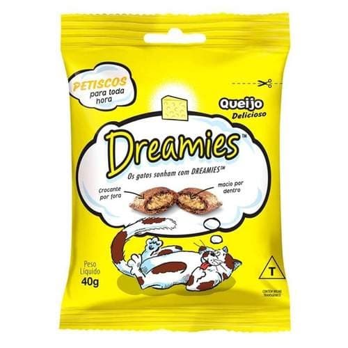 Petisco Dreamies Sache para Gatos Adultos sabor Queijo - 40g