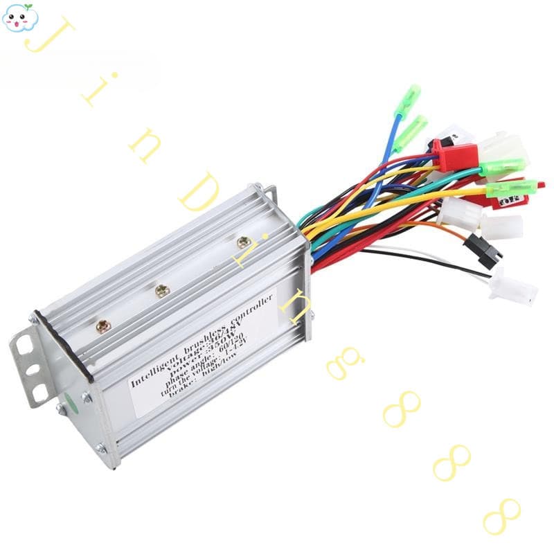 1 Peça 36V/48V 350W E-Bike Controlador Sem Escova Acessórios De Substituição Apto Para Bicicleta Elétrica Scooter Sensor