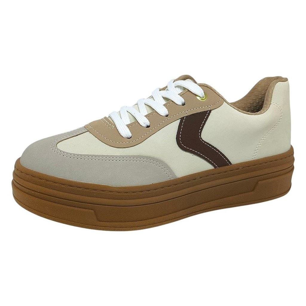Tênis Feminino Casual Flatform Moderno Dia a Dia Beira Rio
