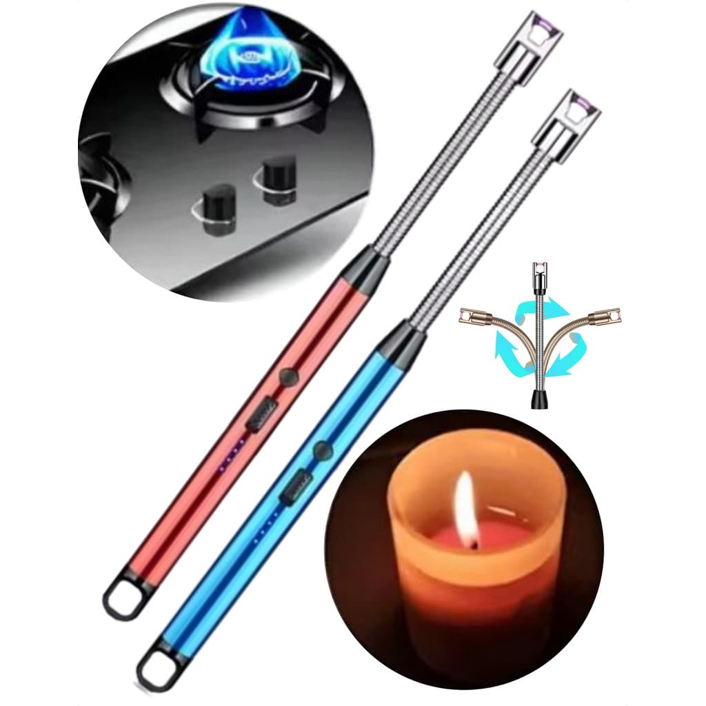 Acendedor Fogão Churrasqueira Vela Isqueiro Eletrico Fogão Original Recarregável USB