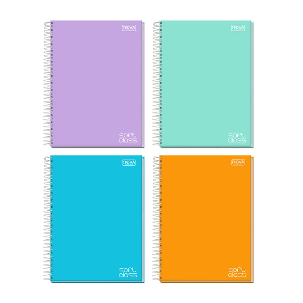 Caderno Universitário 1 Matéria 80F Soft Class - Nova Cadernos
