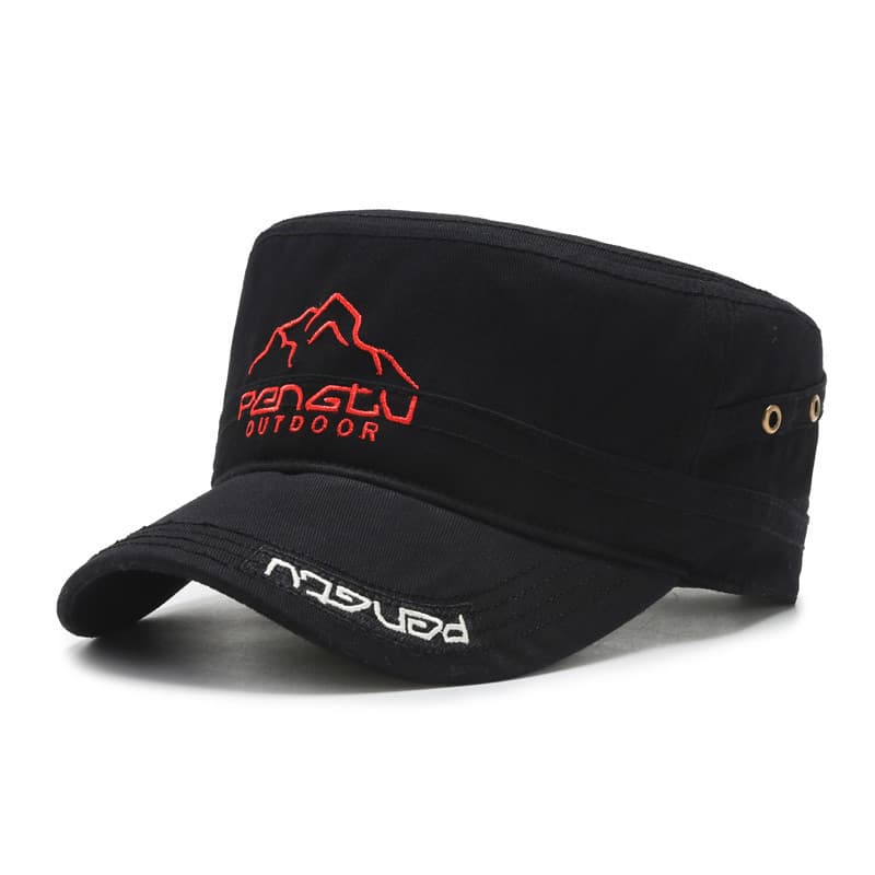 Quatro estações chapéu de topo plano na moda primavera moda pico verão chapéu masculino versão coreana Casual ao ar livr