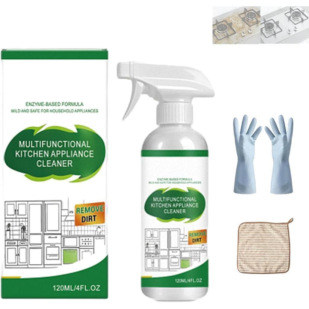 Limpador multifuncional para eletrodomésticos de cozinha, limpador de cozinha, mantém as superfícies limpas e brilhantes