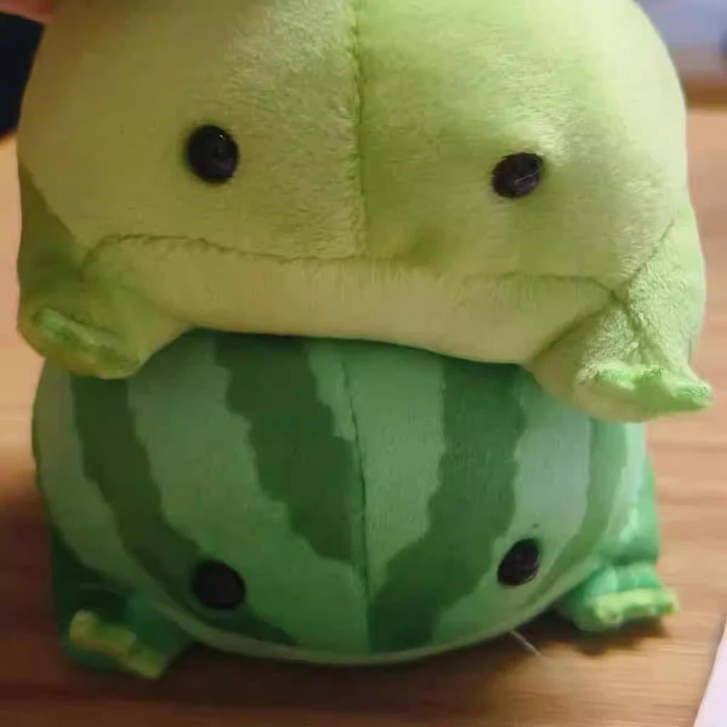 Mini pequena água Guagua sapo fofo pequeno Beeh sapo boneca de pelúcia ornamento presente