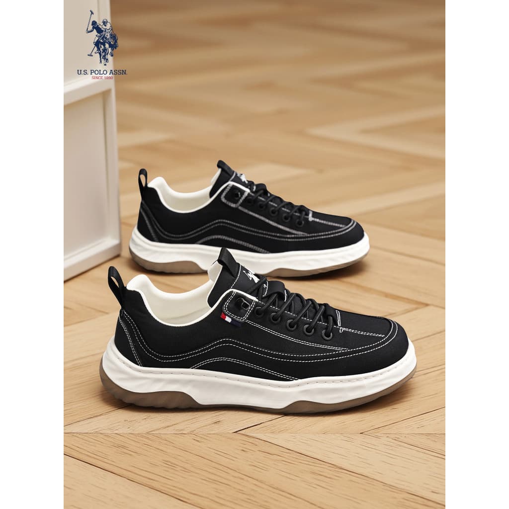 USPOLO.ASSN.Canvas Sapatos Masculinos 2026 Novo Estilo Verão Respirável Fino Estilo Super Quente Homens Tênis Casuais