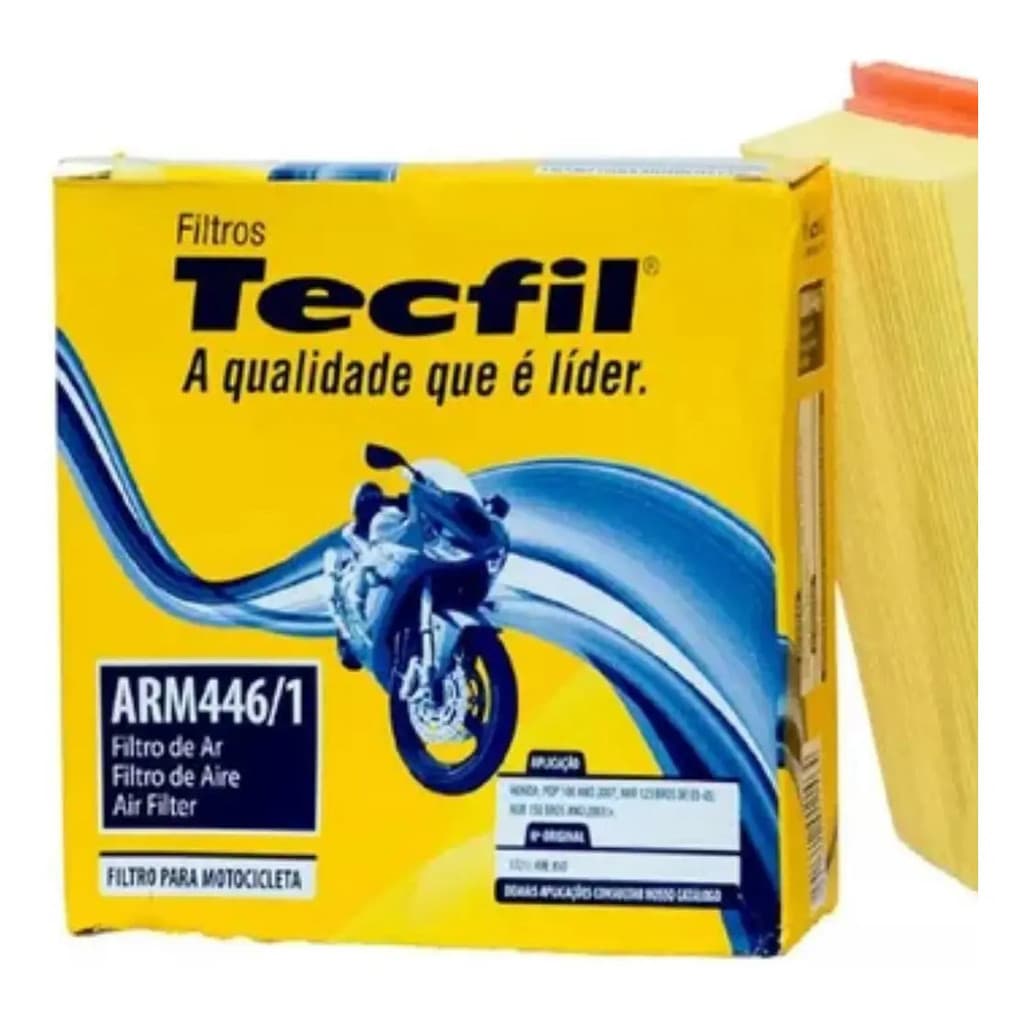 Filtro De Ar Nxr Bros 125/150/160, Pop 100 - Tecfil Arm446/1