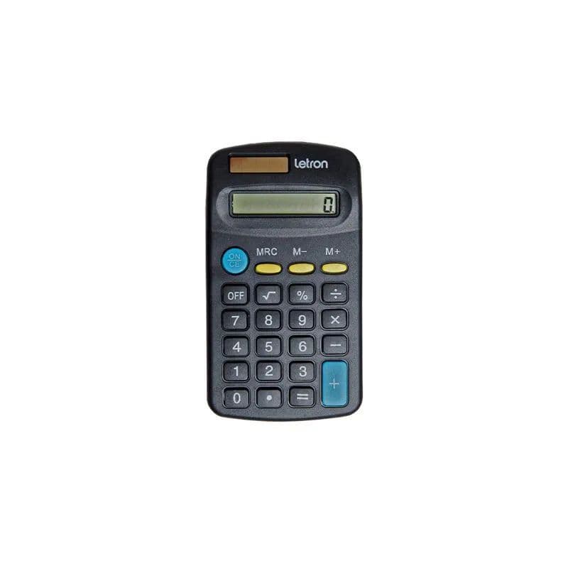 Calculadora Letron de bolso 8 dígitos