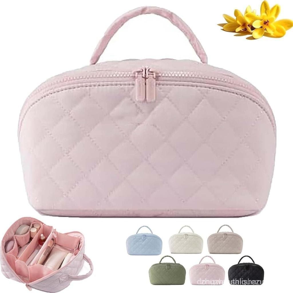 Bolsa de maquiagem iluminada, a bolsa de maquiagem iluminada pode ser aberta em 180 graus. ° Dobra-se completamente, bol