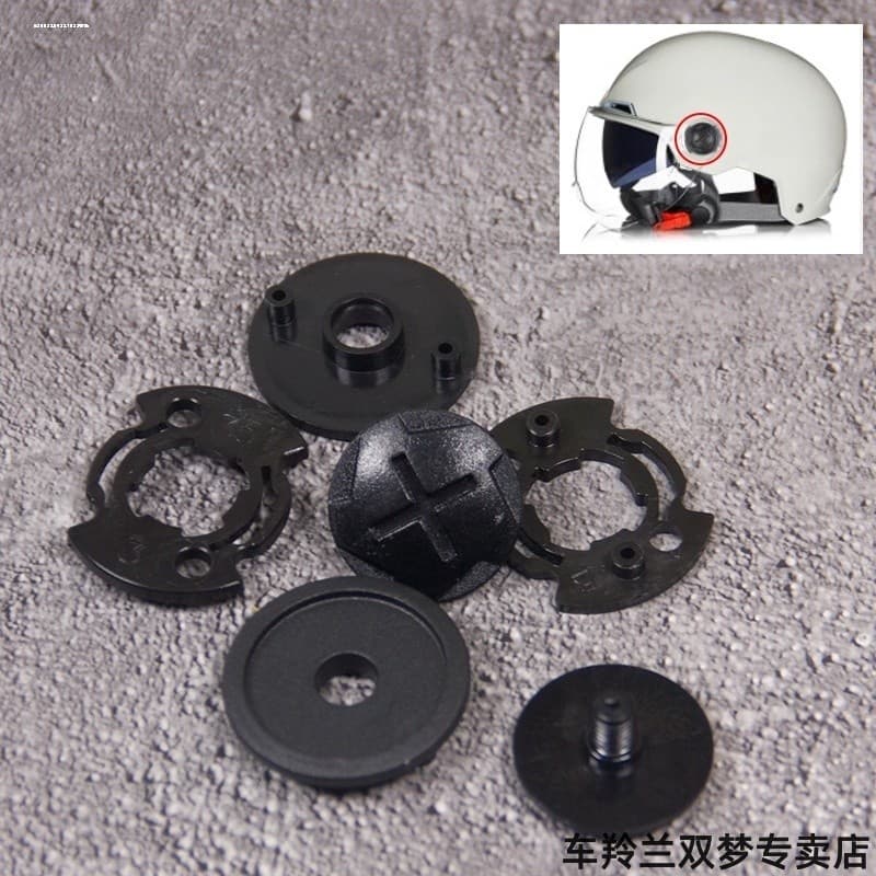 Adequado para Mustang AK acessórios do carro 626 lente modelo motocicleta parafuso fixação máscara capacete capa fivela
