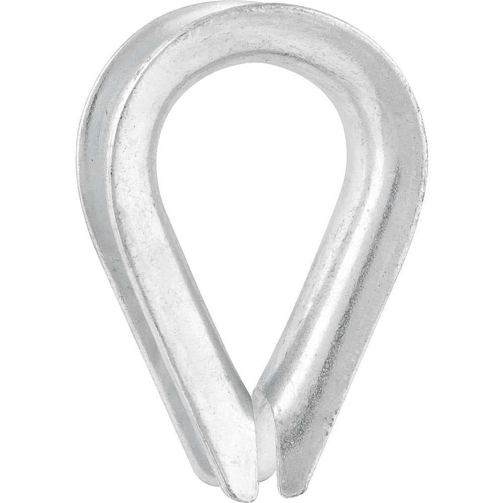 Anilha/sapatilho para cabo de aço, 9,53 mm - 3/8",
VONDER