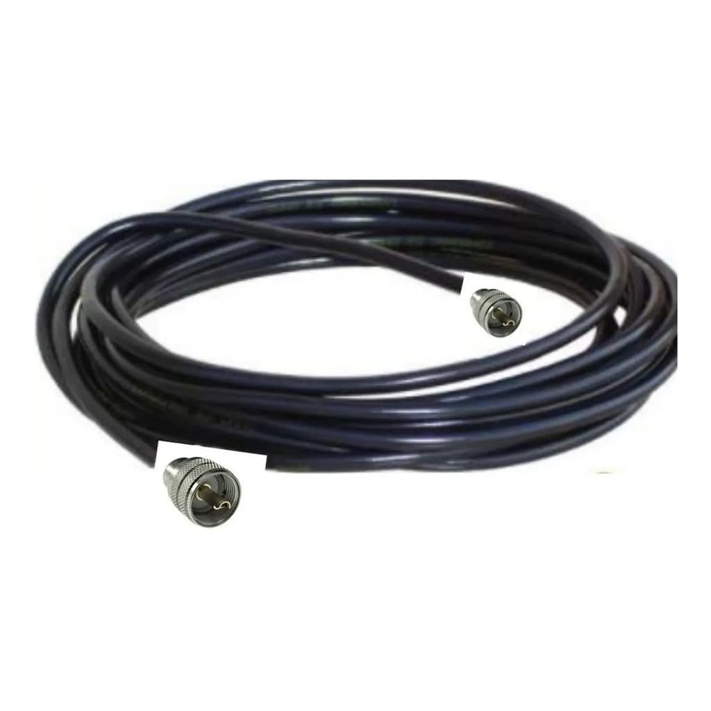 Cabo Coaxial Rg58 Datalink 5m Com 2 Conector Uhf Macho