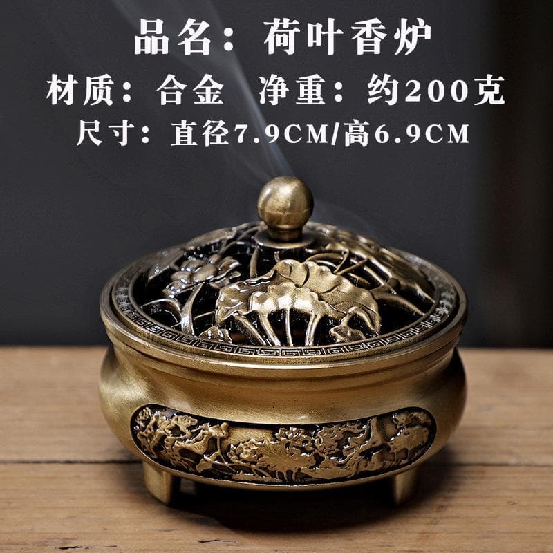 Queimador de incenso doméstico interior estilo chinês novo estilo Mini queimador de aromaterapia seco queimado quarto De