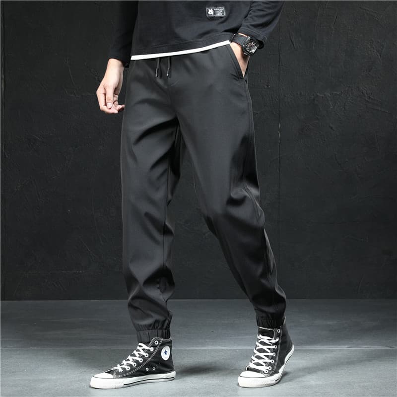 Outono primavera calças estilo masculino calças casuais com Leggings 2026 novo estilo macacão carga solta calças de seca