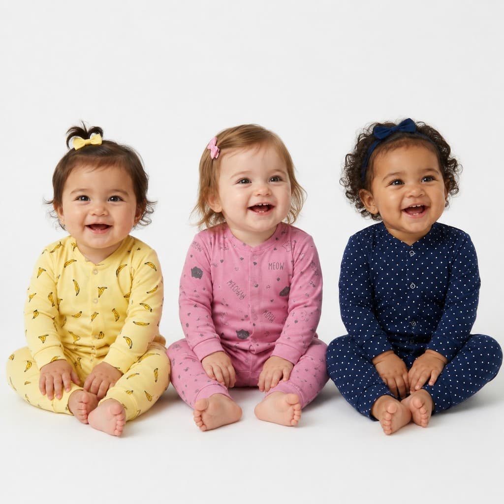 Kit 3 Macacão Infantil Bebê Menina Básico Super Confortável e Leve Lançamento Promoção Envio Rápido