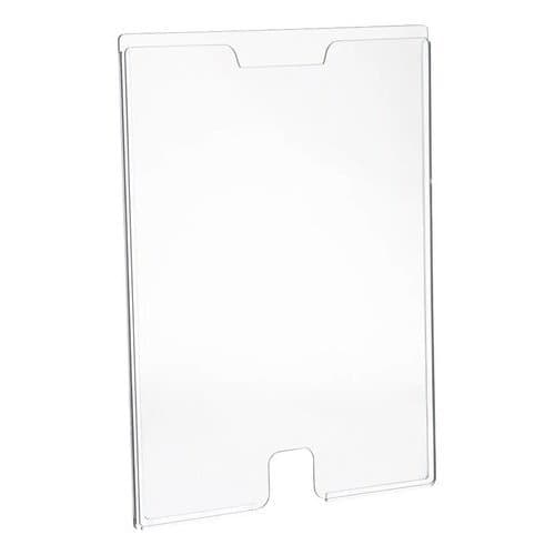 Display Porta Documentos Transparente A4 Quadro Aviso Prático Proteção Visibilidade Poster Informativo
