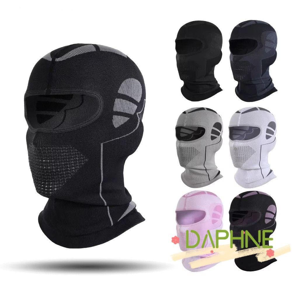 DAPHNE À Prova De Vento , Capa Facial Balaclava De Alta Elasticidade Para Motocicleta Em Clima Frio , Respirável