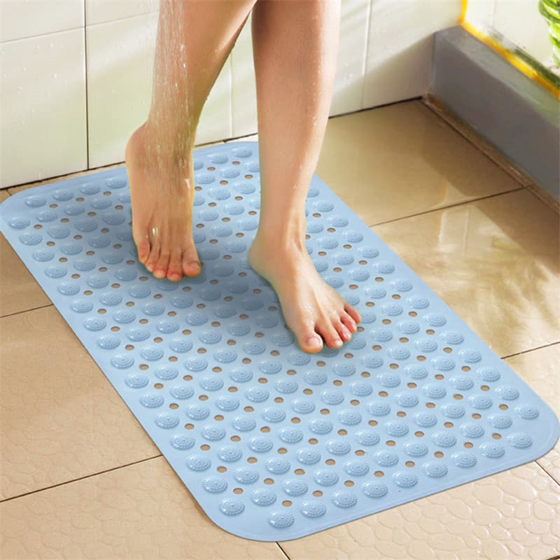 Tapete antiderrapante de pvc para banheiro, banheiro, chuveiro, porta de entrada, banho, à prova d'água, tapete para pés