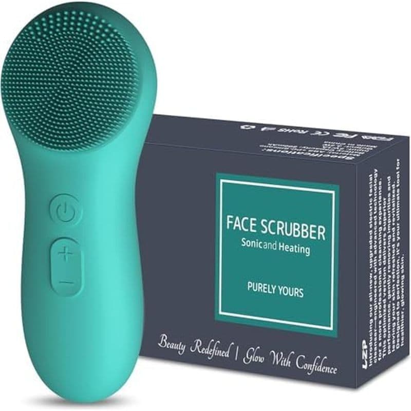 Purificador Facial De Silicone LZP , Escova De Limpeza Elétrica Com Tecnologia De Vibração De 6 Velocidades , Recarregáv