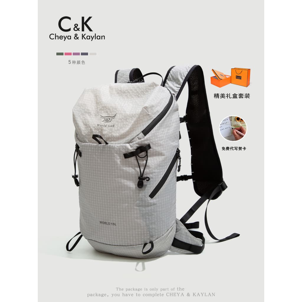 CHEYA & KAYLAN Mochila leve para escalada de montanha, repelente de água, para homens e mulheres, caminhadas, ciclismo,