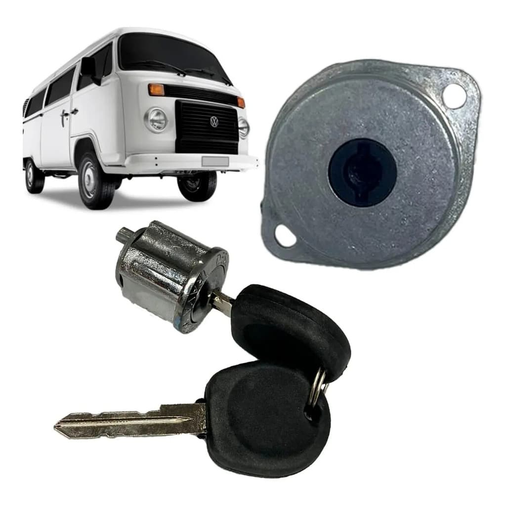 Kit Cilindro E Comutador Ignição Com Chave Vw Kombi