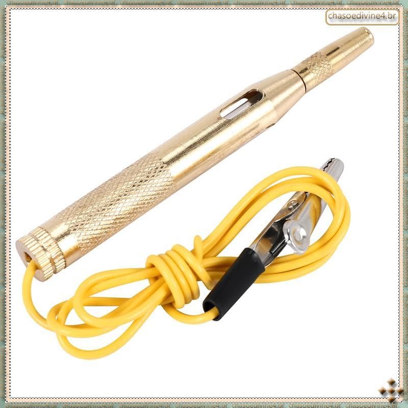 [Ykr] 6V 12V 24V Testador De Luz De Carro Elétrico Automotivo Caneta De Reparo De Sonda De Lâmpada De Teste