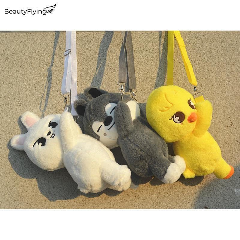 Boneca Mochila De Pelúcia SKZOO-Stray Kids Li Longfu Fang Can Huang Xuanchen