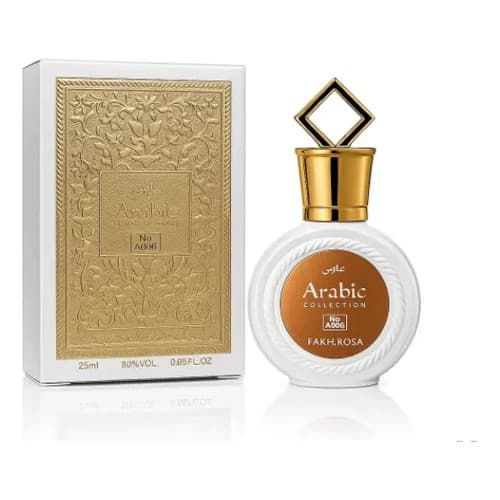 Perfume Arabic Collection A006 – 25ml | Colônia Feminina Floral Oriental Sofisticada