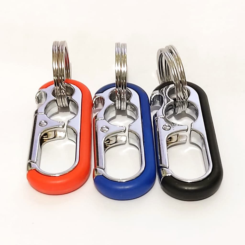 Kit 3 X Chaveiro Mosquetão Luxo 8039