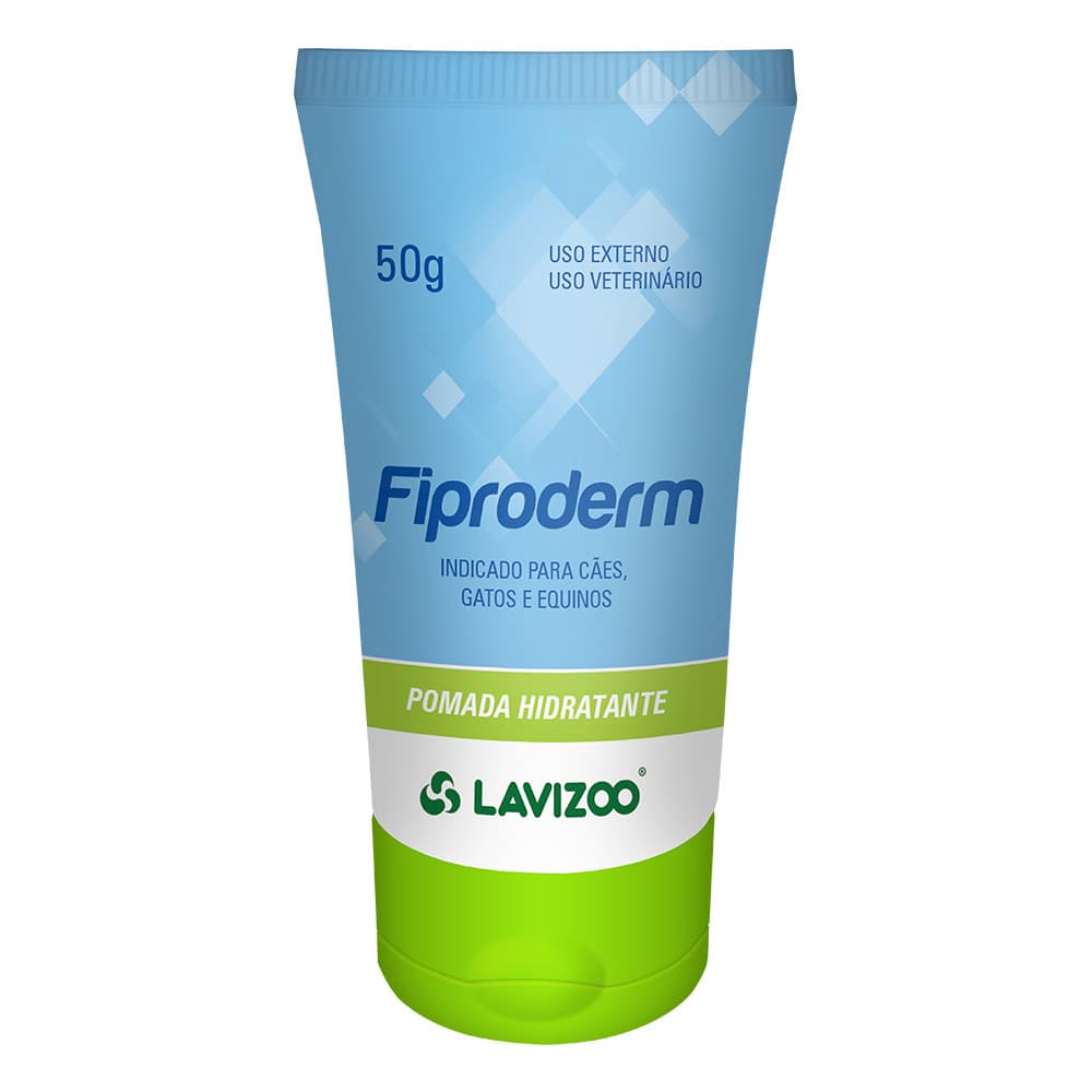 Fiproderm Lavizoo 50g Pomada Hidratante Cicatrizante Animais