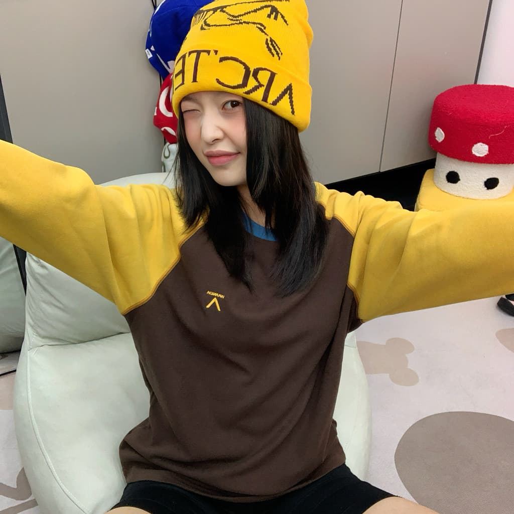 MIN SAN JIN Hokkien Sanjin Novo Estilo Quente Esportes Costura Impresso Pulôver Manga Longa TD-1924CS