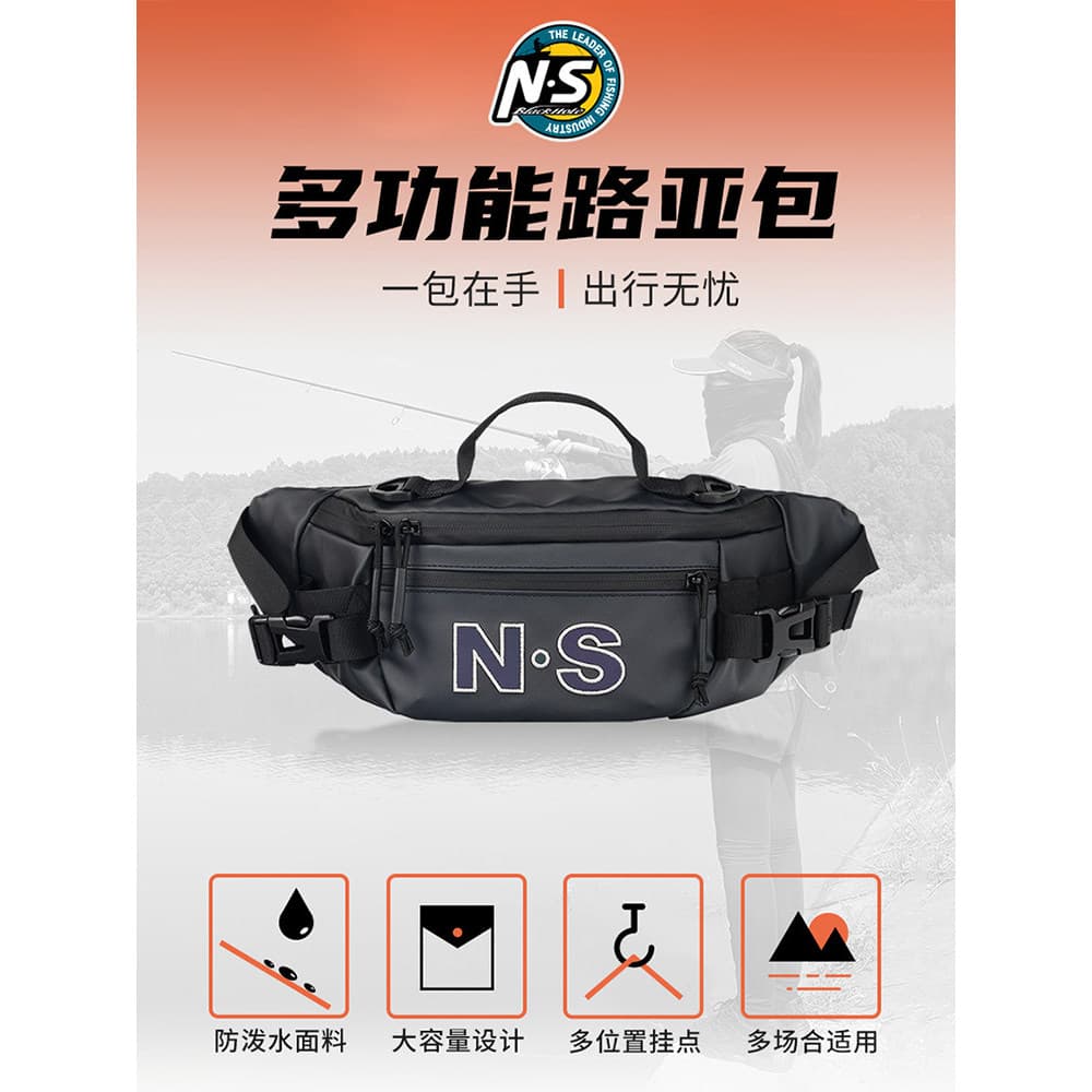 NS multifuncional isca cintura saco grande capacidade leve portátil equipamento de pesca saco armazenamento à prova dwat
