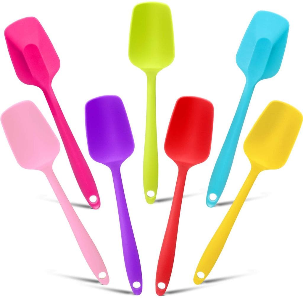 Espátula de bolo de Silicone de grau alimentício, 28CM, cabeça quadrada, ferramenta grande de decoração de cozimento, es