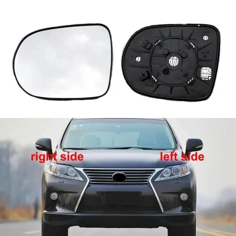 Para Lexus RX RX270 RX350 RX450 2009-2014 Substituição Auto Espelho Retrovisor Lateral Vidro Espelhos Retrovisores Lente