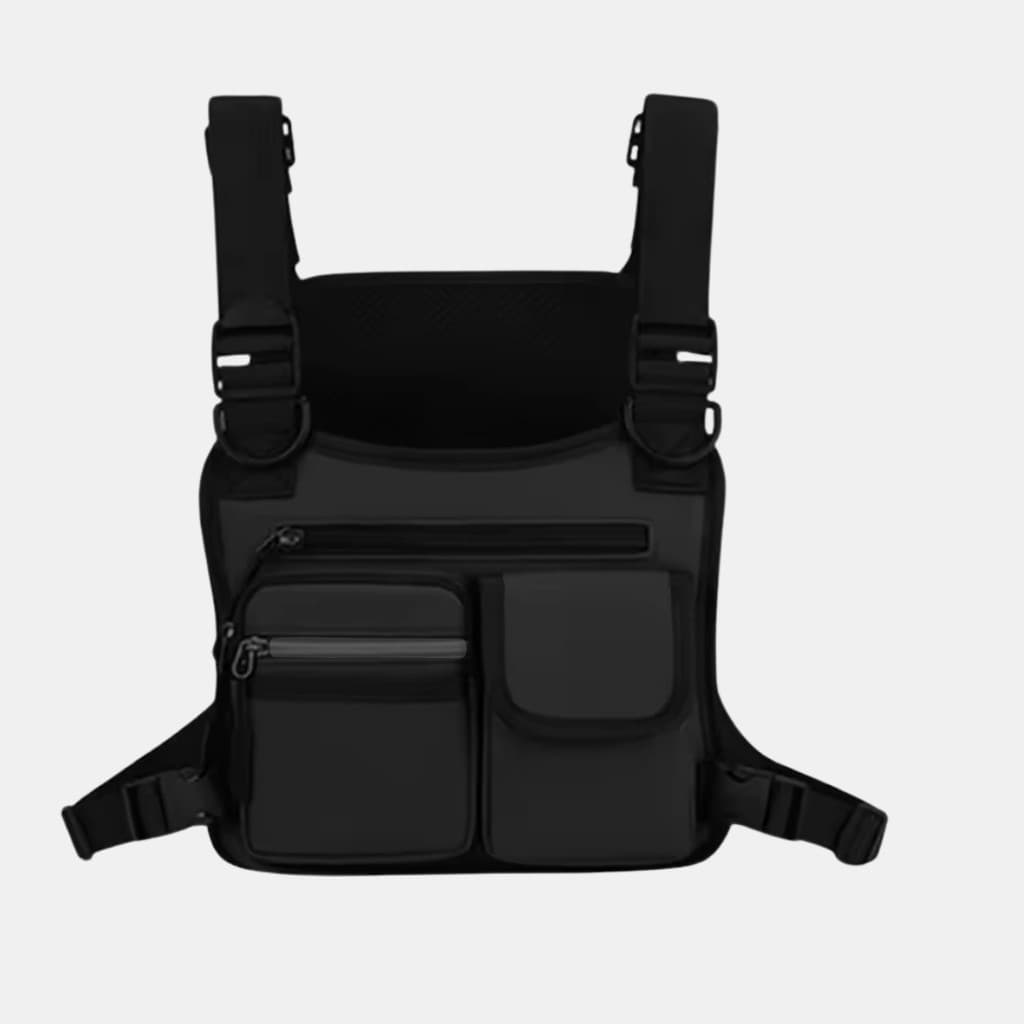 Bolsa de peito pochete motoboy masculina sholcher bag
