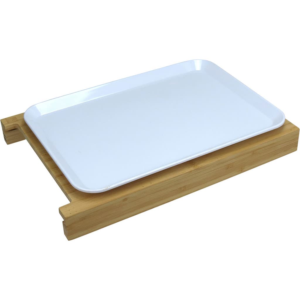 Tábua de Corte 1 Gaveta Coletora Plastico Home&Co Retangular Bambu 4x36 Natural