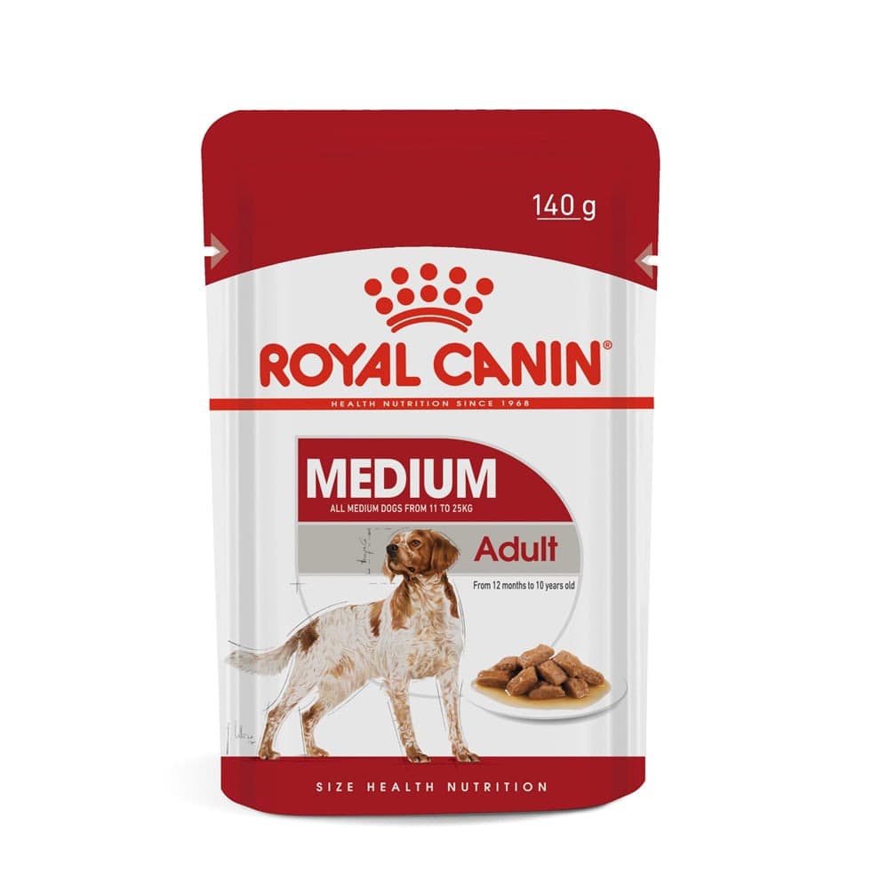 Ração Úmida para cães sachê Royal Canin raças médias - 140g